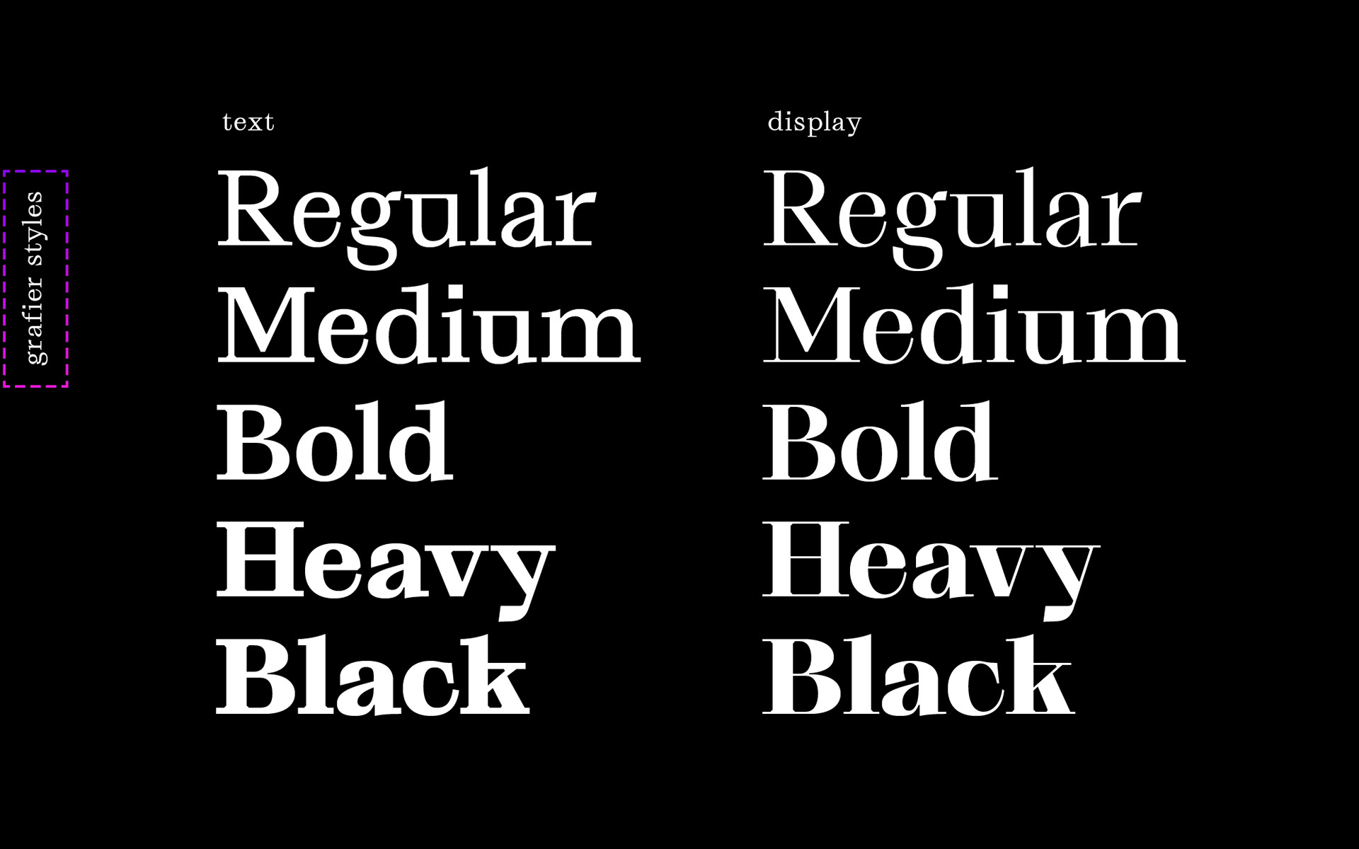 Grafier Black Display Font preview