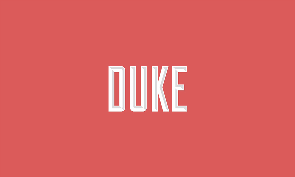 Duke Font preview