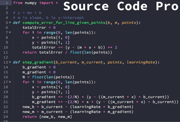 Source Code Pro Black Font XFonts pro