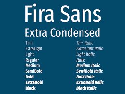 Fira Sans Extra Condensed Font preview