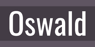 Oswald Font preview