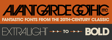 ITC Avant Garde Gothic Light Font preview