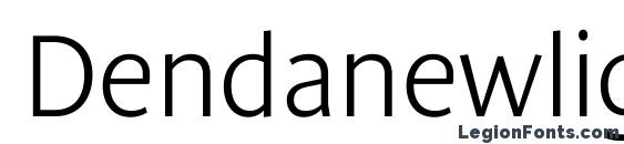 Denda New Bold Font preview