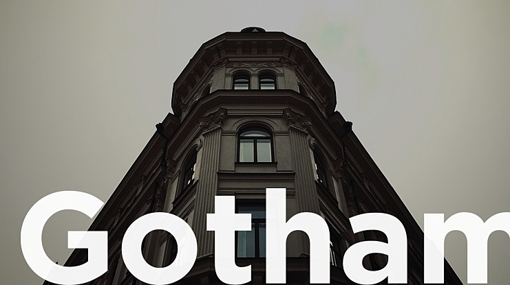 Gotham Narrow Office Font preview
