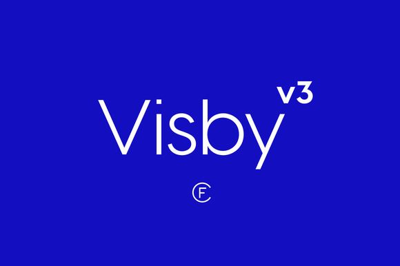 Visby CF Font preview