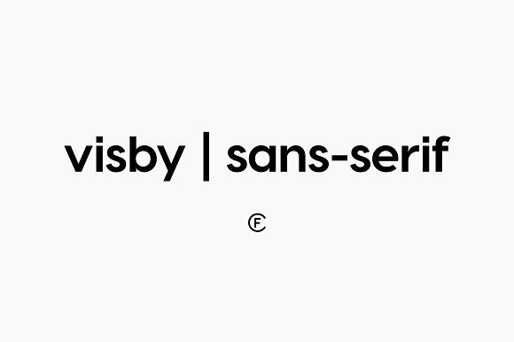 Visby CF Extra Bold Font preview
