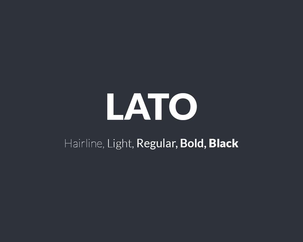 Lato Heavy Italic Font preview