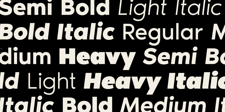 Noir Pro Heavy Italic Font preview