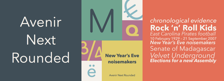 Avenir Next Rounded Std Bold Font preview