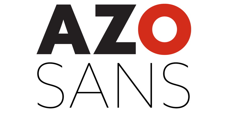 Azo Sans Thin Font preview