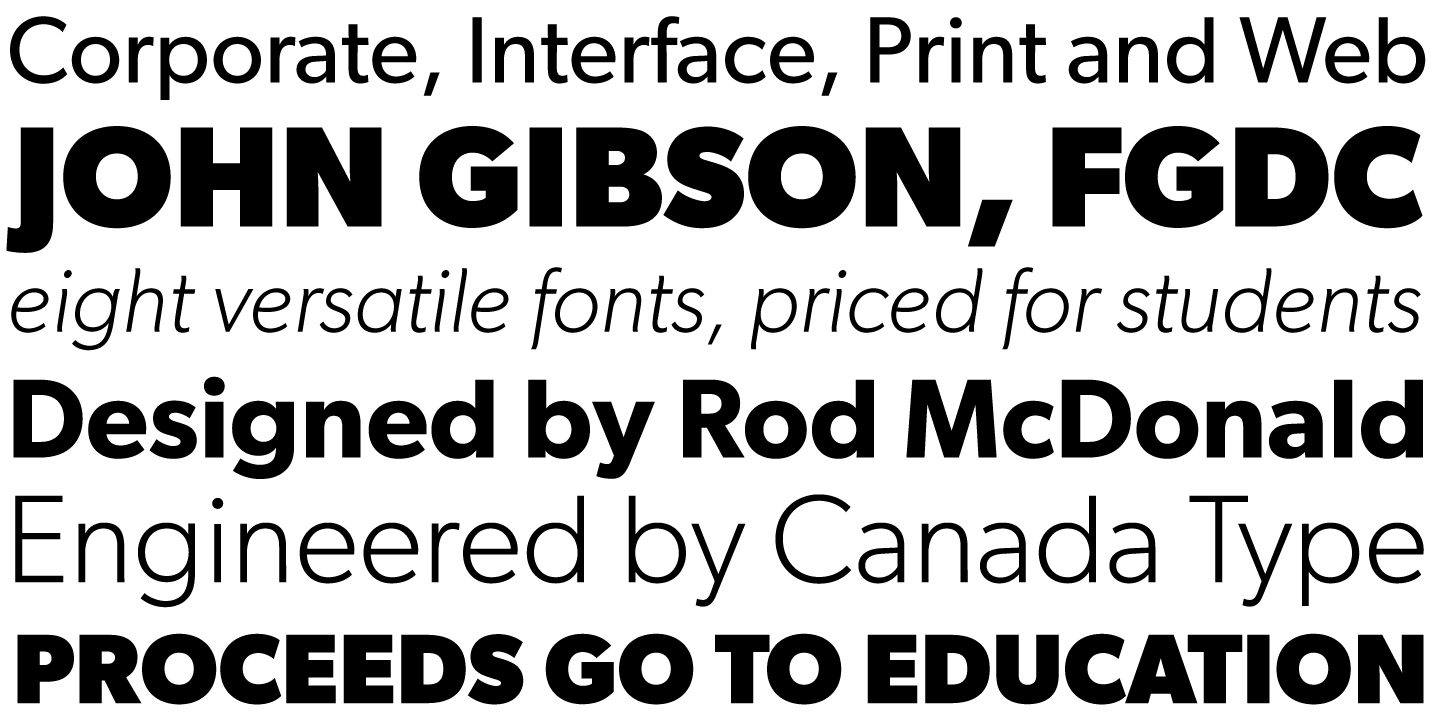 Gibson Bold Font xFonts.pro