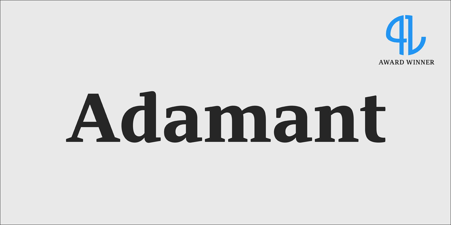 PF Adamant Pro Font preview