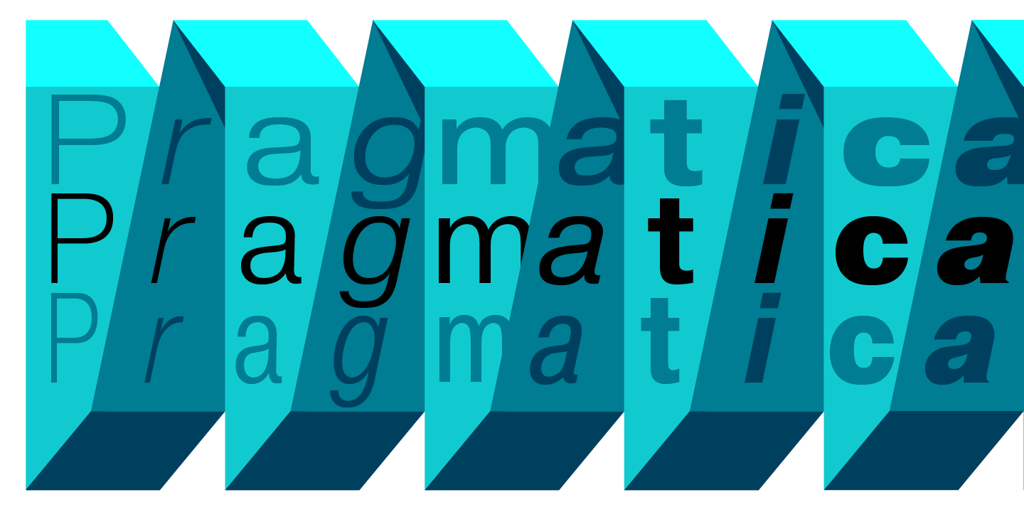 Pragmatica Font preview