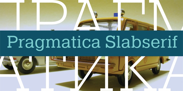 Pragmatica Slab Bold Font preview
