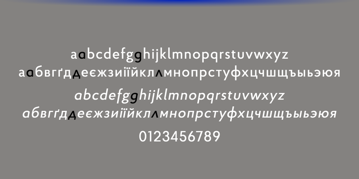 Proba Pro Thin Italic Font preview