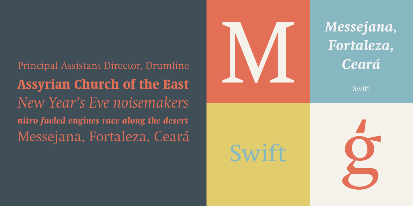 Swift Font preview