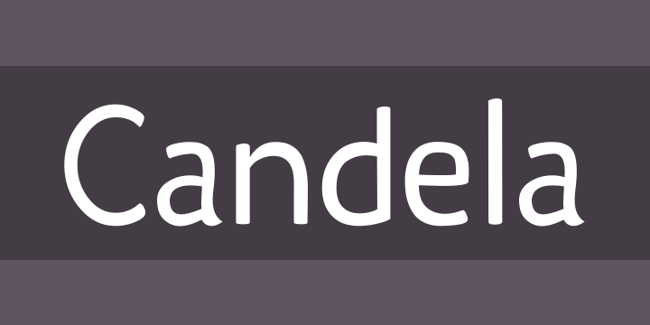 Candela Font preview