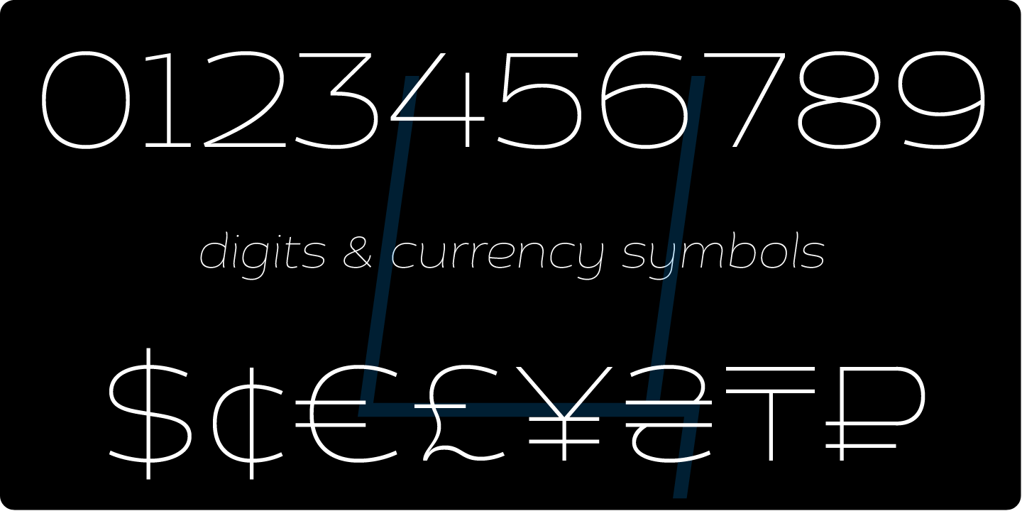 Cedra 4F Ultra Light Font preview