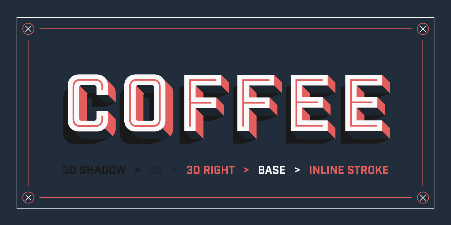 Industry Inc Bevel Fill Font preview