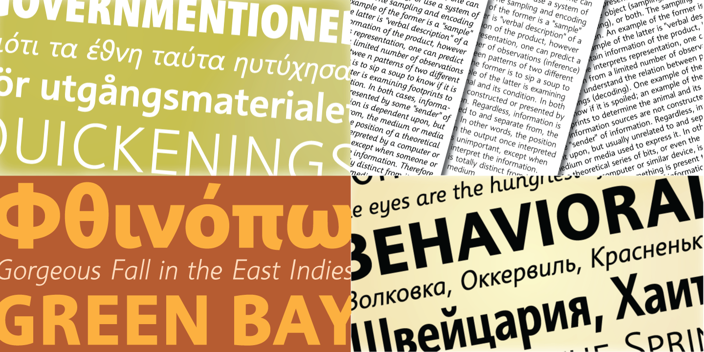 Informa Pro Italic Font preview