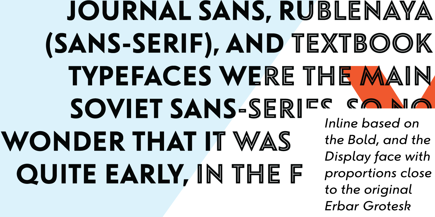 Journal Sans New Bold Font preview