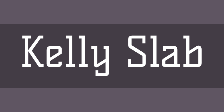 Kelly Slab Font preview