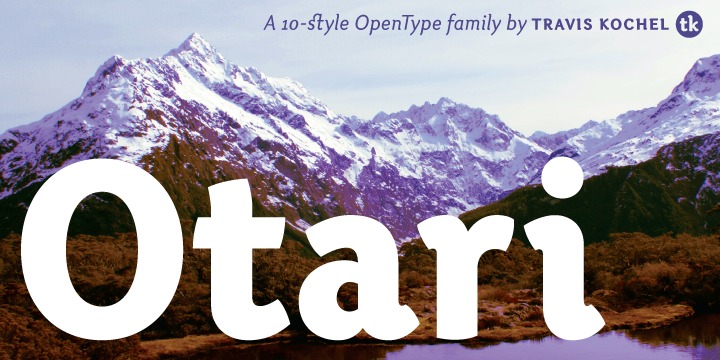 Otari Font preview