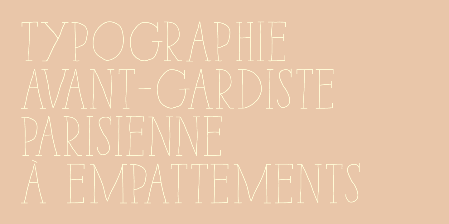 Paris Serif Light Font preview