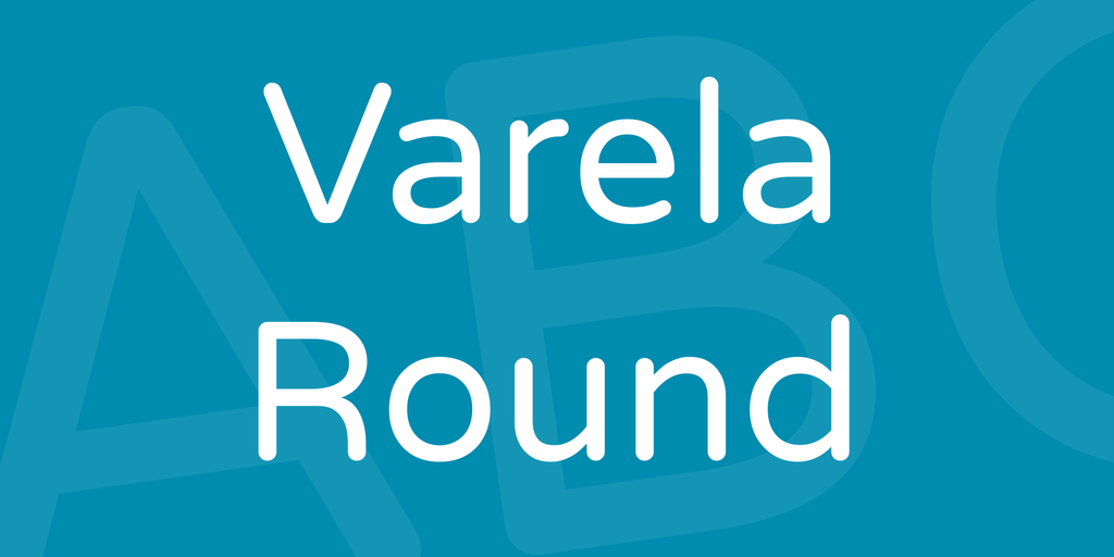 Varela Round Font preview