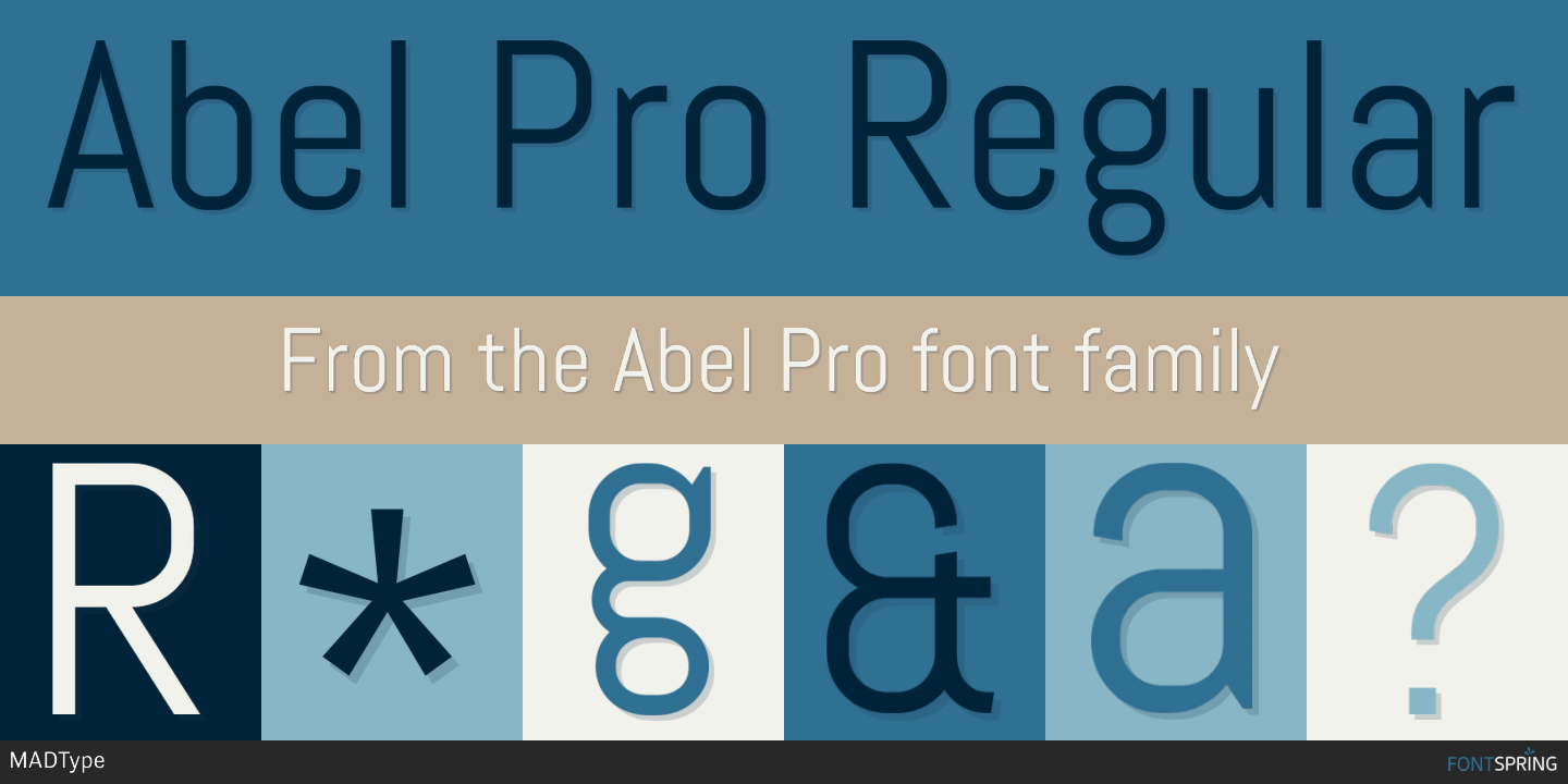 Abel Font preview