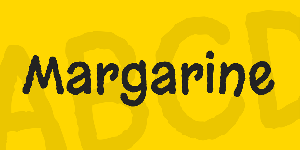 Margarine Font preview