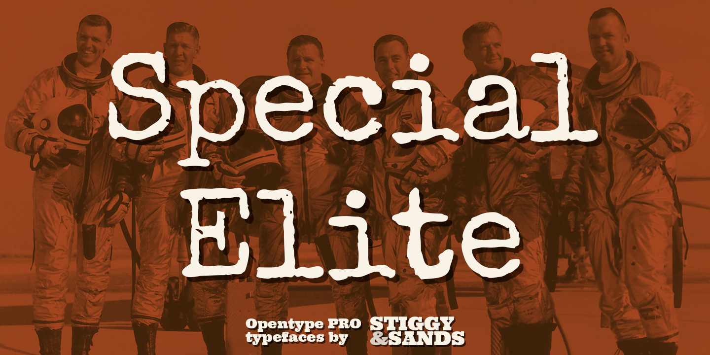 Special Elite Font preview