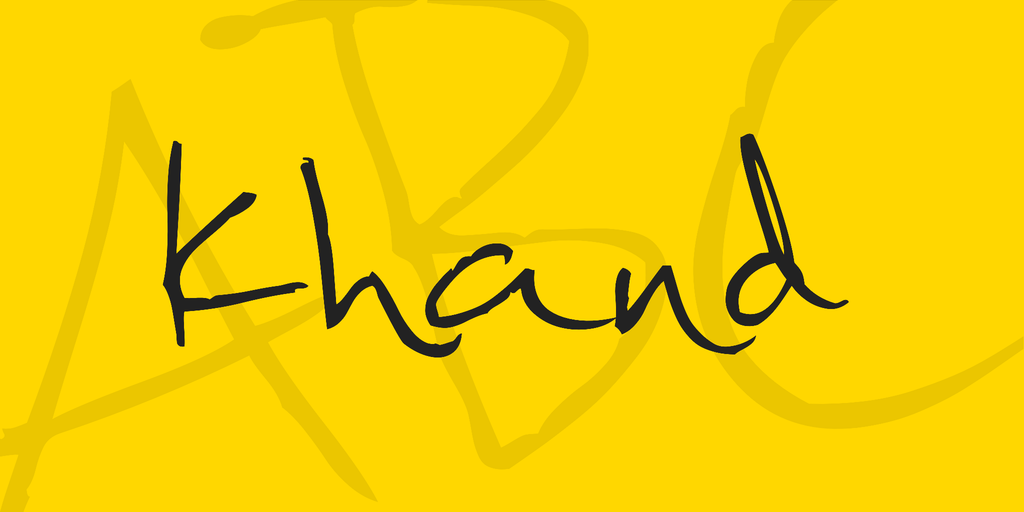 Khand Font preview