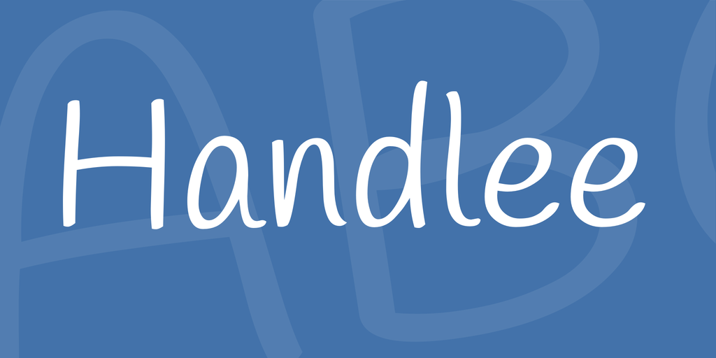 Handlee Font preview