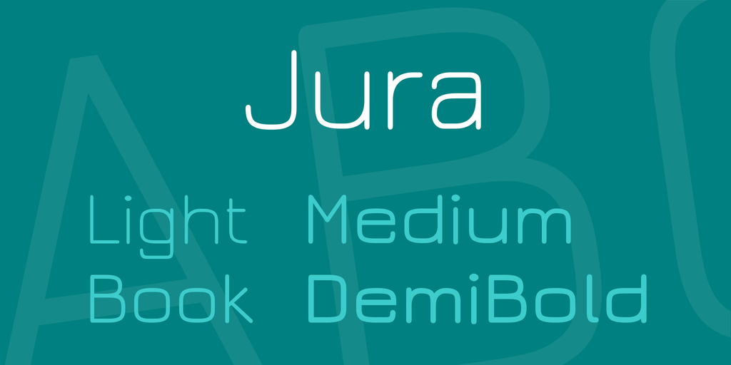 Jura Font preview