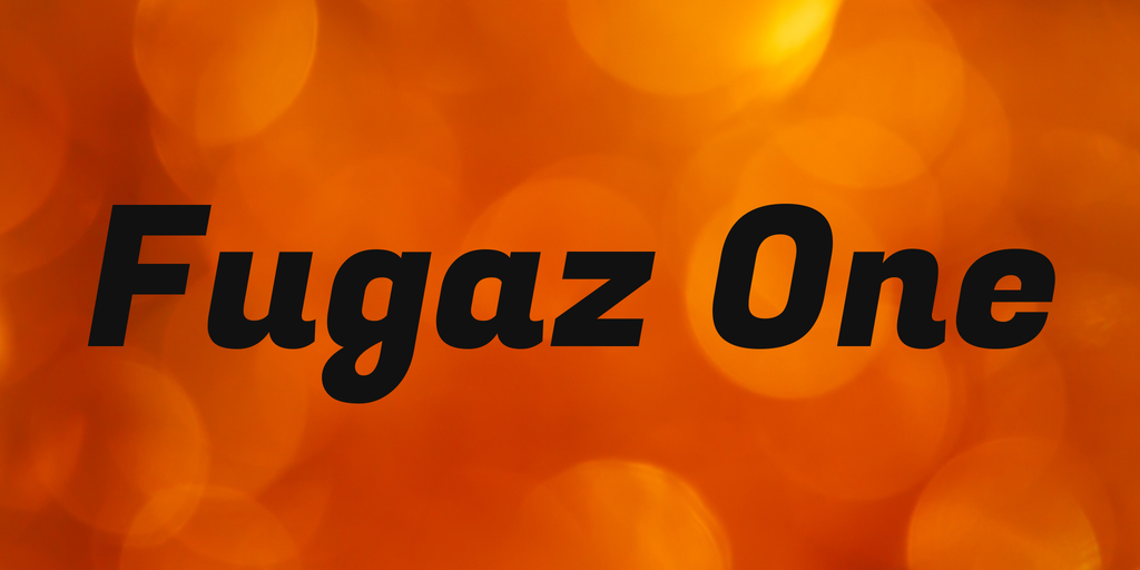 Fugaz One Font preview