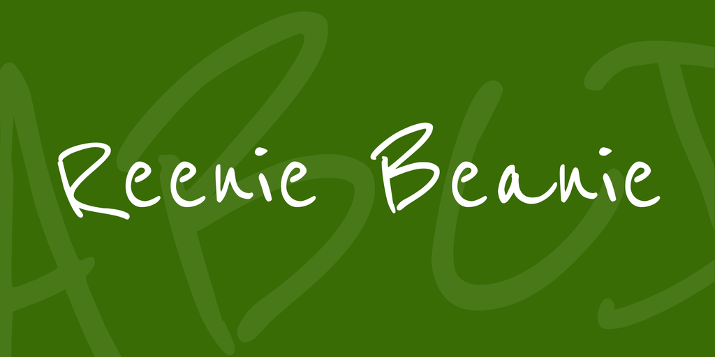 Reenie Beanie Font preview
