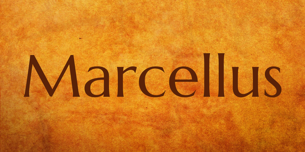 Marcellus Font preview