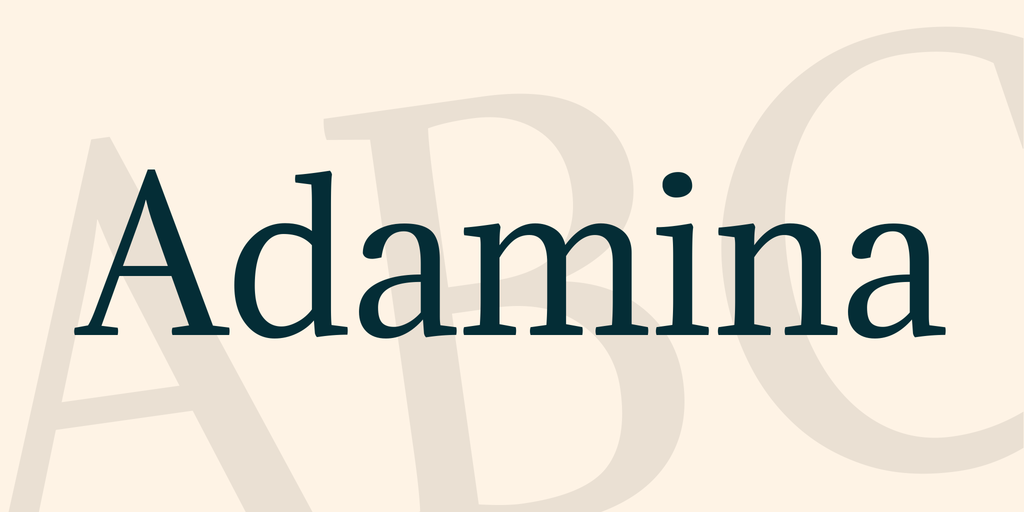Adamina Font preview