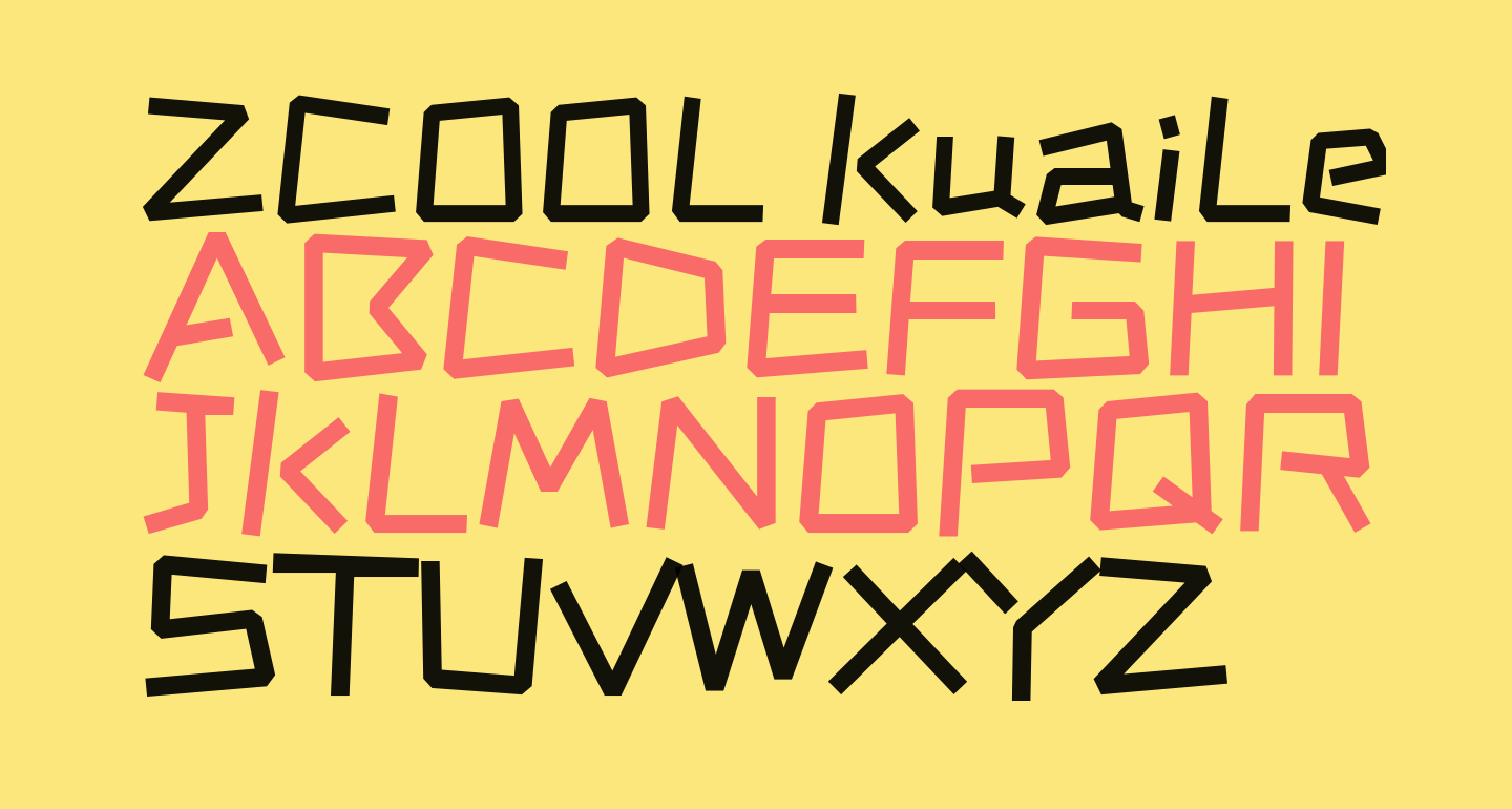 ZCOOL KuaiLe Regular Font preview