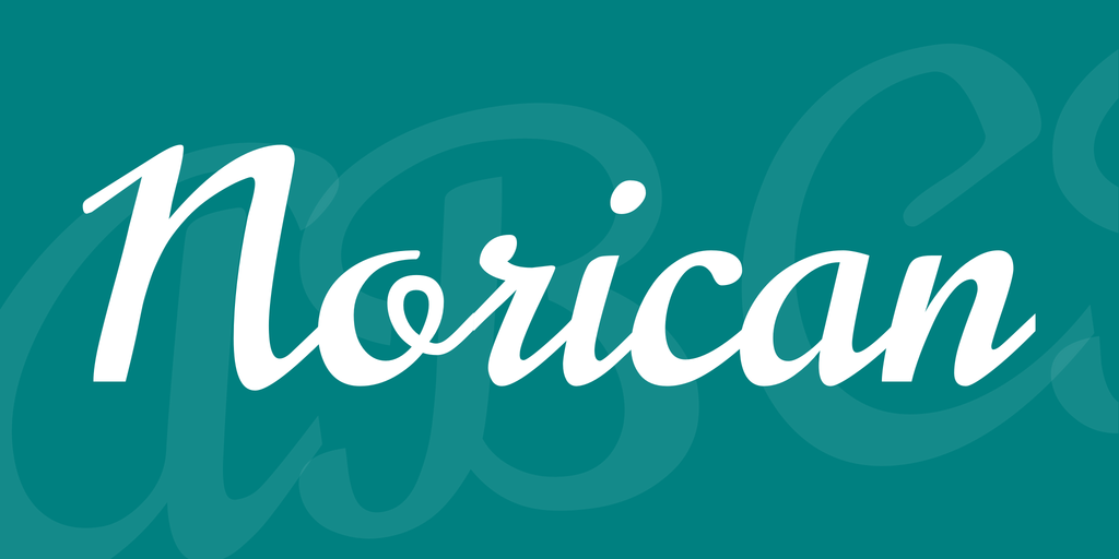 Norican Font preview