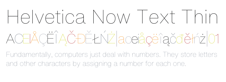 Helvetica Now Text  Light Font preview