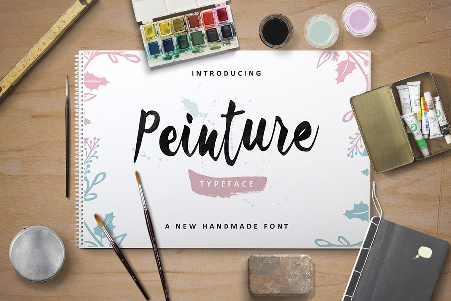 Peinture Regular Font preview