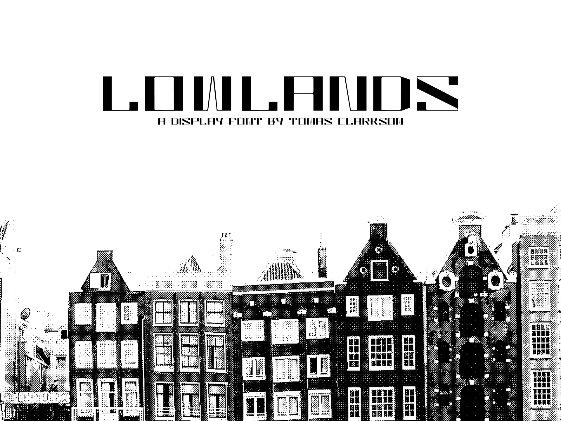 Lowlands Font preview