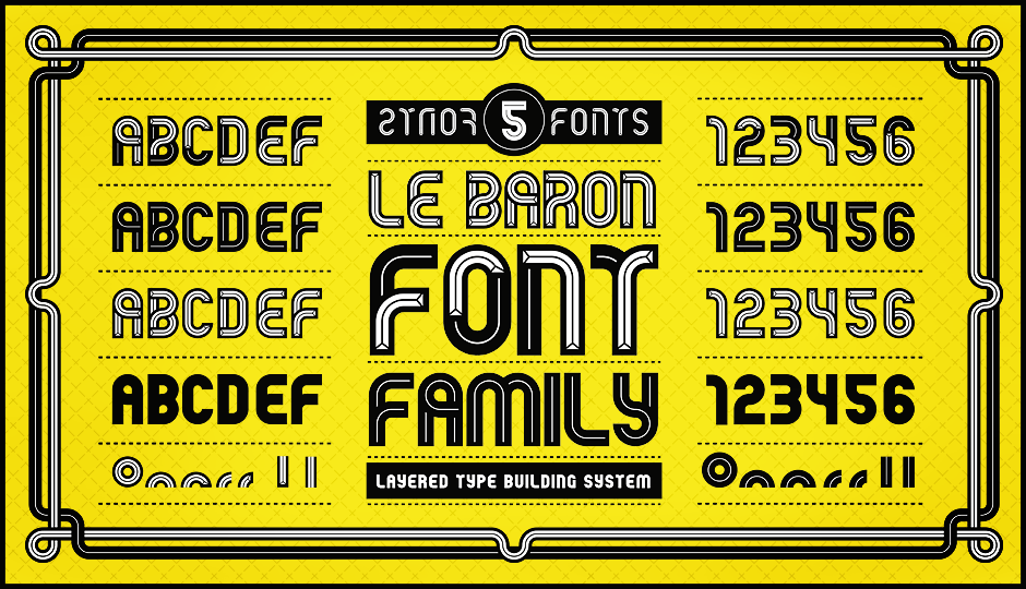 Le Baron Font preview