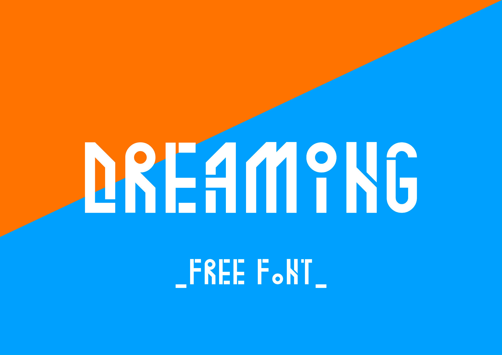 Dreaming Font preview