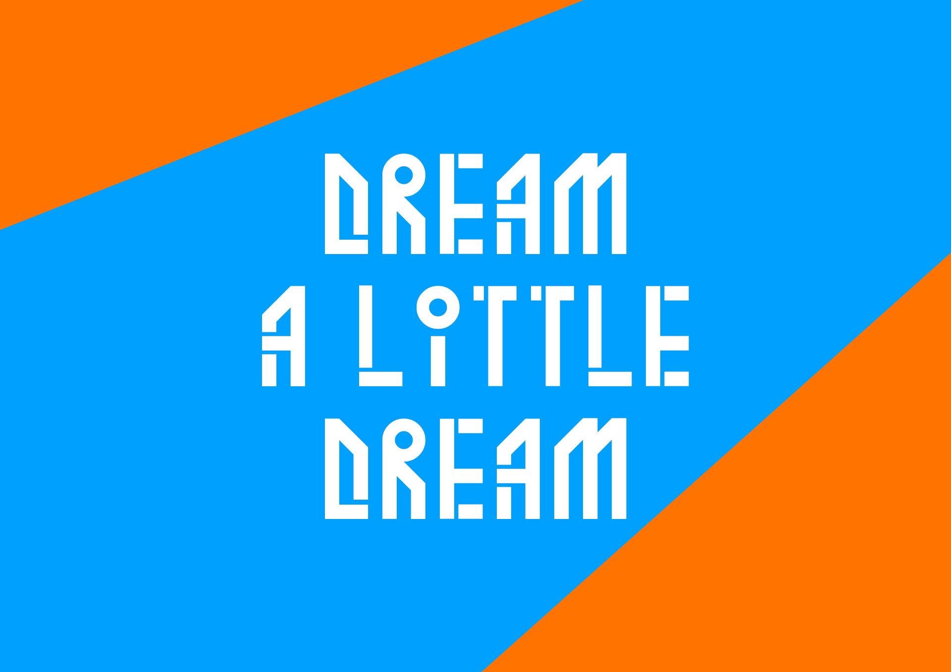 Dreaming Regular Font preview