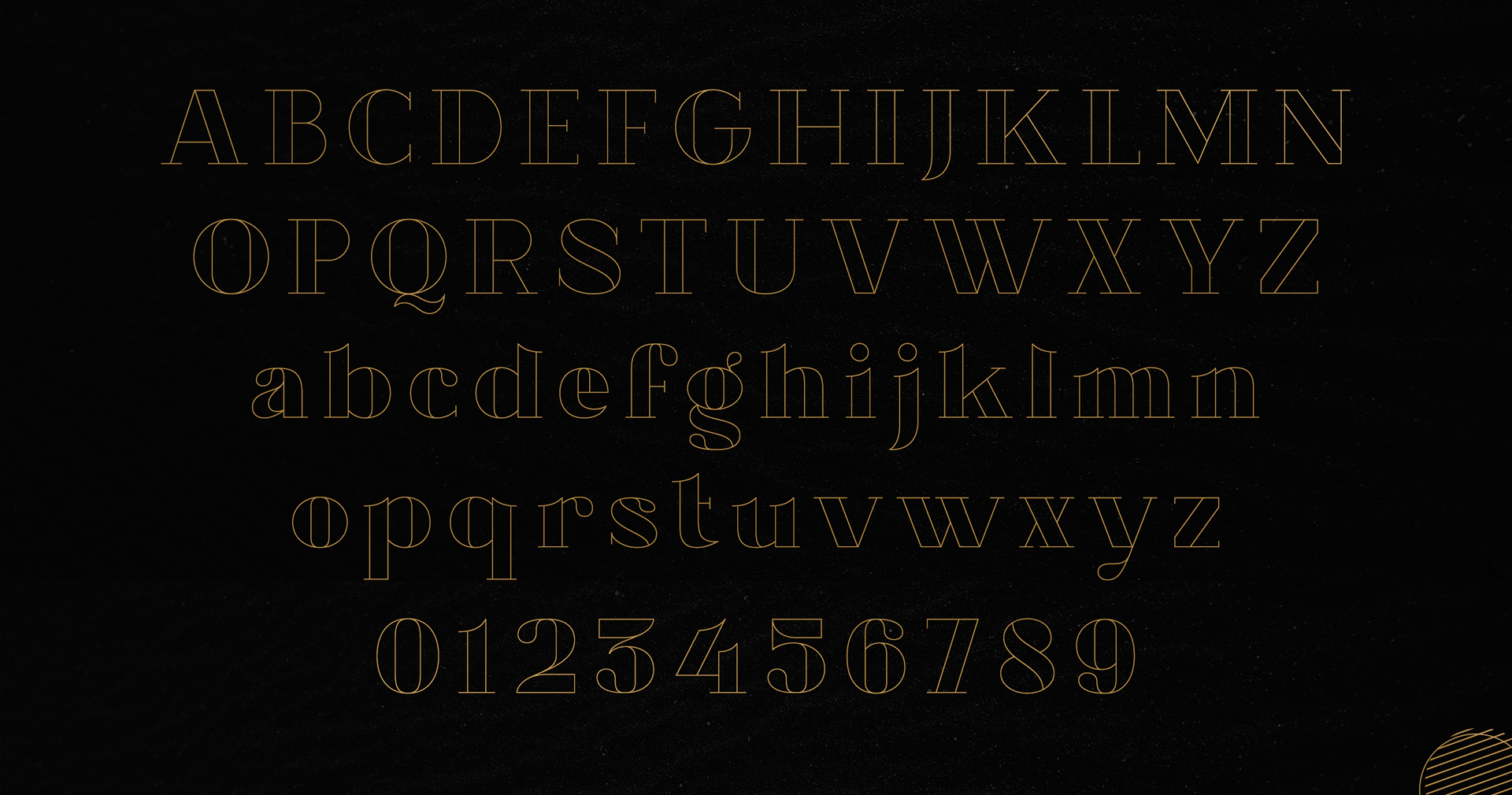 Chronos Serif Hatched Font preview