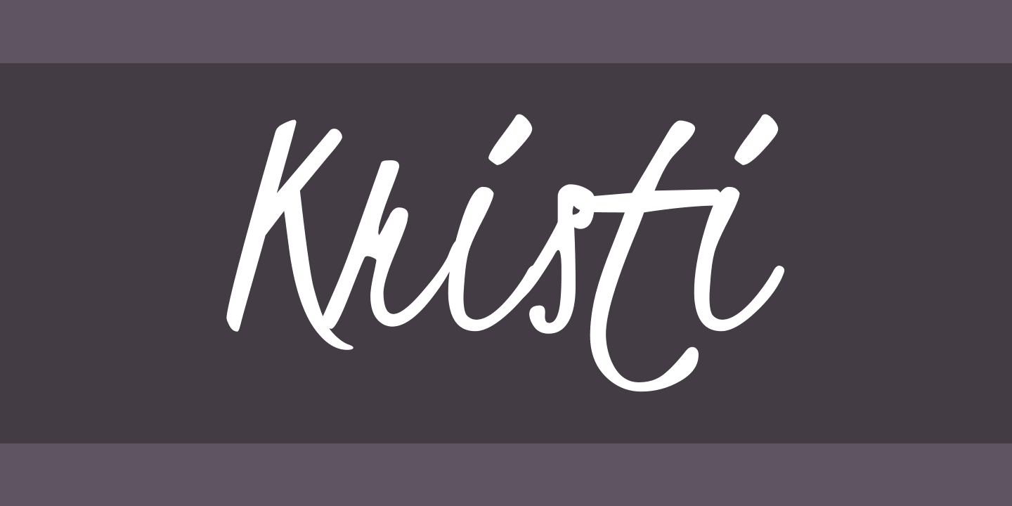 Kristi Font preview