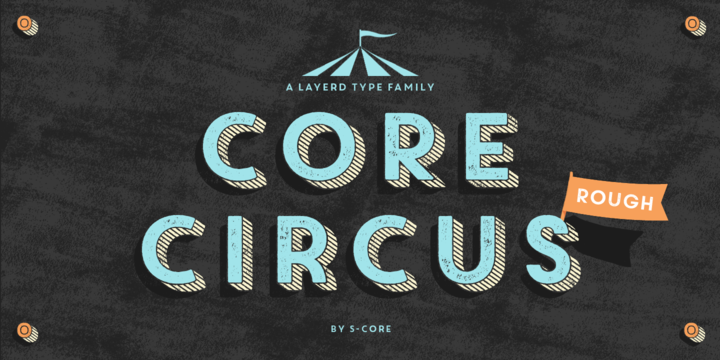 Core Circus 2D Font preview